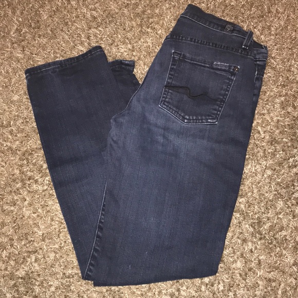Women’s 7 for all mankind Size 30 Inseam 29 inches - Picture 2 of 6